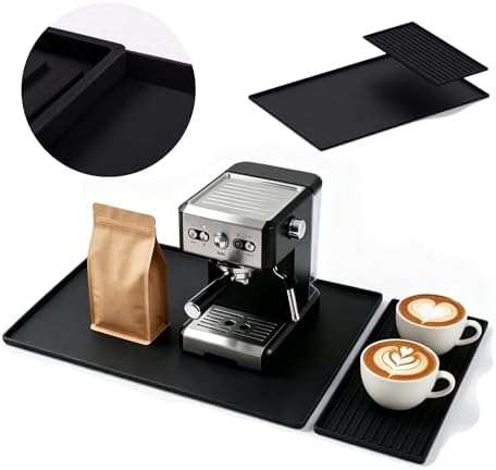 Silicone Coffee Mat with Removable Tray