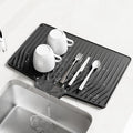 Dish Drying Mat, Silicone Dish Drying Mat for Kitchen Counter