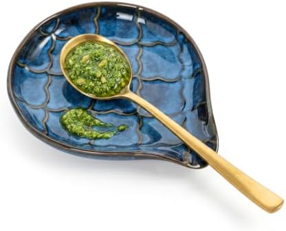 Spoon Rests, 6 inch Large Ceramic Spoon Holder for Kitchen Counter