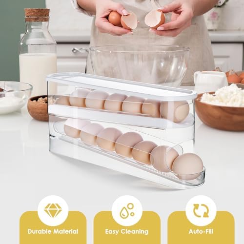 Sylphide 12-Capacity Rolling Egg Holder With Lid