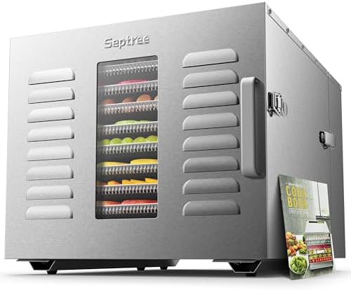 Commercial 10-Tray Stainless Steel Food Dehydrator