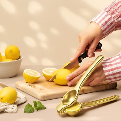 Sawysine 5 Pcs Gold Kitchen Appliances Includes 5 Quart Gold Colander