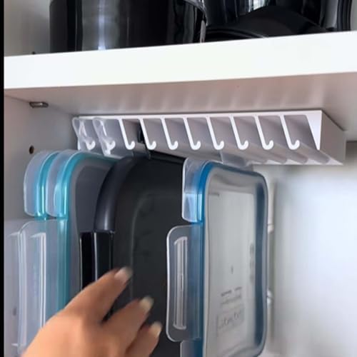 Lid Loft Lid Organizer, 10-Slot LidLoft Hanging Organizer in Cabinet