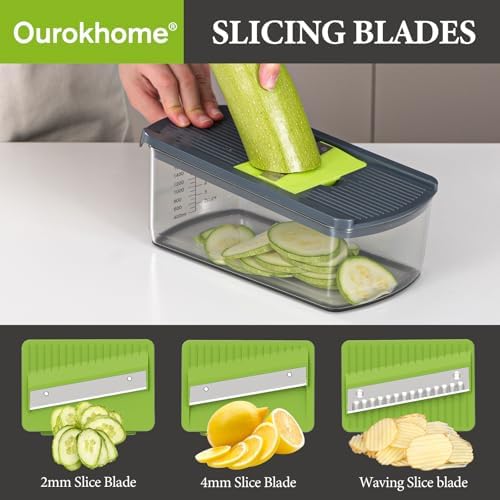 Ourokhome 5-Blade Zucchini Noodle Spiralizer