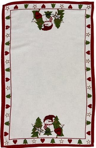 Set of 10, Christmas Tree, Snowman with Peace, Joy, Love Design