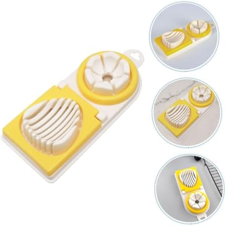 Manual Egg Slicer with Stainless Steel Blades for Home Use
