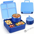 MAXSO Bento Lunch Box Set for Kids with 8 oz Soup Thermo, Leakproof