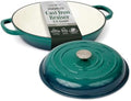 Larder & Vine 3.6 qt Enameled Cast Iron Braiser