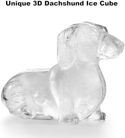 Nax Caki 3D Dachshund Dog Ice Cube Mold Fun Shapes, Dachshund Gifts