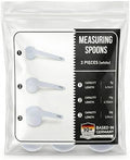 measuring scoop set of 3 | 30g protein, 10g preworkout, 5 gram scoop