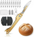 Bread Lame Dough Scoring Tool with 10 Razor Blades, Folding Bread