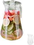 Healeved Water Jug Water Jug Kettle Acrylic Pitcher with Lid and Spout