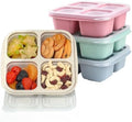 4 Pack Snack Containers, Reusable Bento Snack Box, 2-Cup Capacity