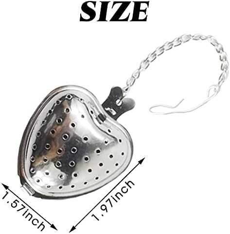 TIHOOD 15PCS Tea Strainer Stainless Steel Mesh Tea Ball Infuser