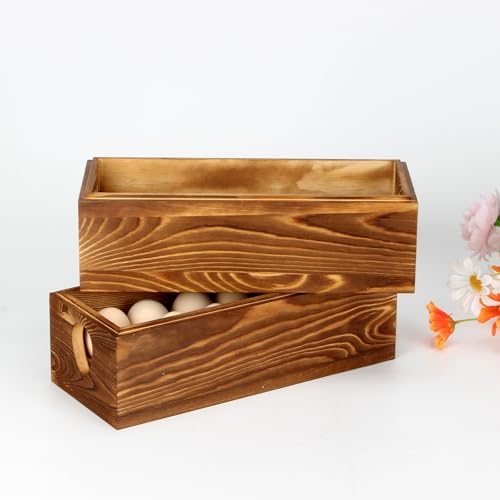 Wooden Egg Crate, 24 Eggs, 2 PCS