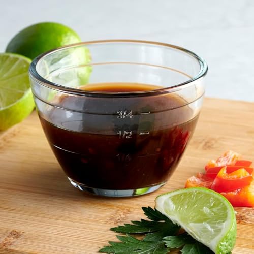 Anchor Hocking Glass 6 Piece 2 Cup 4-IN-1 PREP BOWLS