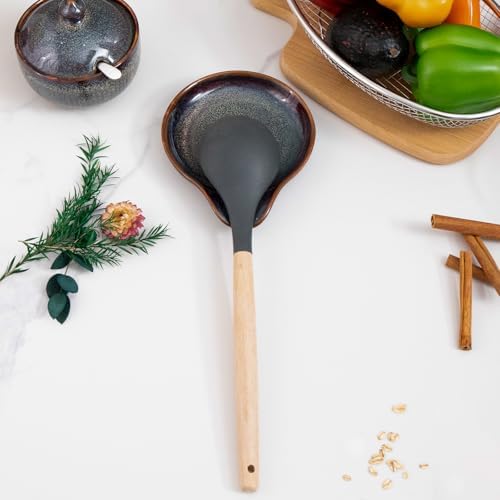 Farmhouse Ceramic Spoon Rests Holder,Coffee Spoon,Cooking