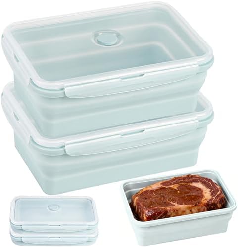 Extra Large Collapsible Silicone Food Storage Containers