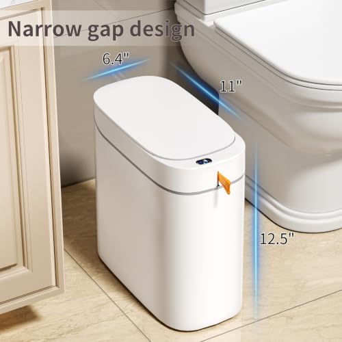 3.5 Gallon Automatic Motion Sensor Bathroom Trash Can