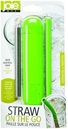Joie Straw On The Go - Reusable Straw With Case - Combination