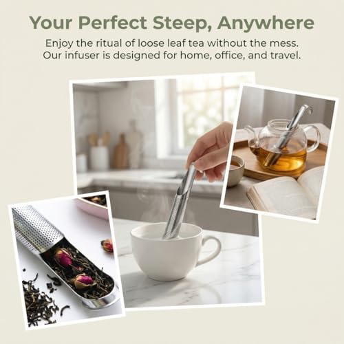 Tea Infusers For Loose Leaf Tea - Stainless Steel Office, Home &
