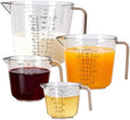 4 Cup Measuring Cups Sets,4 Sizes 150/300/600/1000ML,Liquid Measuring