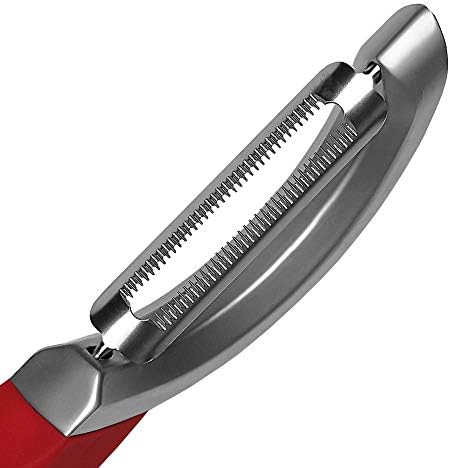 Microplane Professional Serrated Swivel Peeler for Tomato and Kiwi