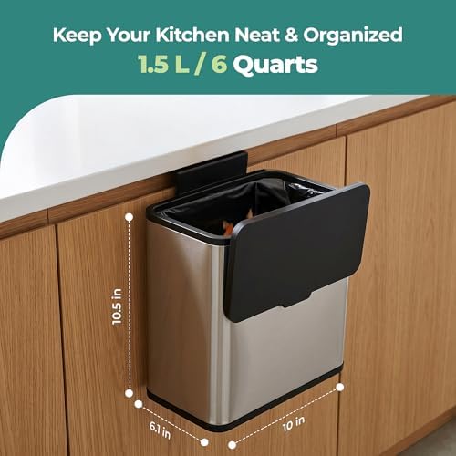 HOLDN’ STORAGE 6L Countertop Compost Bin