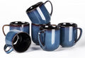 LERATIO Ceramic Coffee Mugs Set of 6,12oz Handmade Coffee Mugs Set