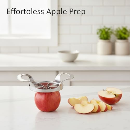 Stainless Steel Apple Slicer Corer, Manual Fruit Wedge Tool for