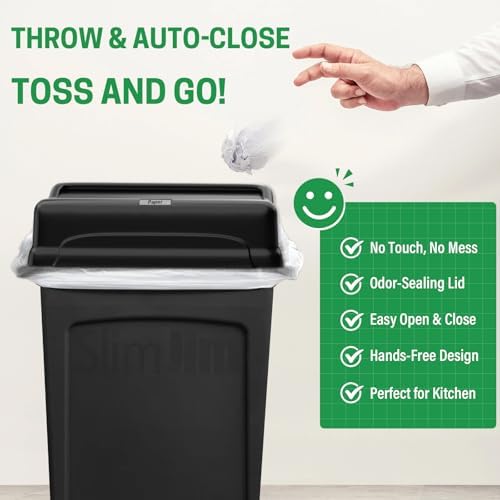 SDSNTE Trash Can Lid for 16/23 Gallon Slim Jim Trash Can