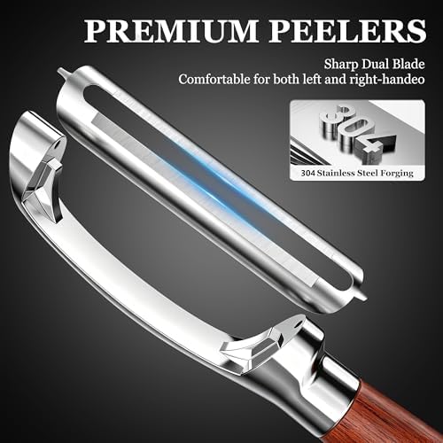 Vegetable Peeler, Premium I-Shape Potato Peeler, Stainless Steel