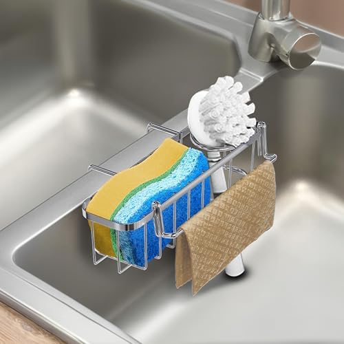 KESOL 3-in-1 Sponge Holder for Kitchen Sink
