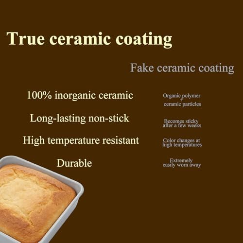 Non-Stick Square Cake Pan Ceramic Square Baking Pan 9x9