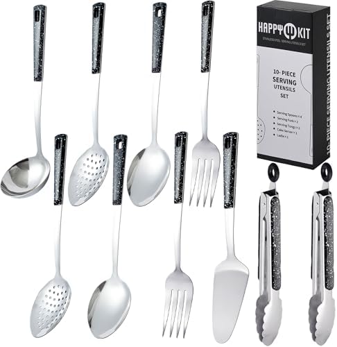 Stainless Steel Metal Serving Utensils Set