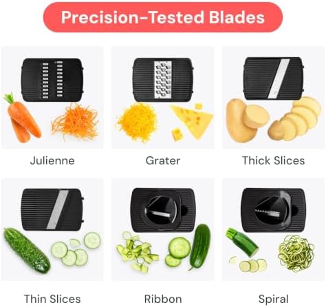 Fullstar Pro 6-in-1 Mandoline Vegetable Slicer