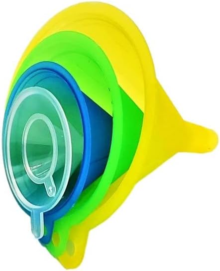 Funnels Variety Set of 5 Mini, Small to Larg Plastic Funnel - Image 8