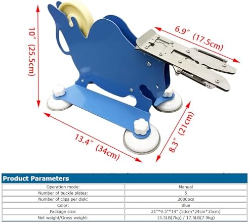 INTBUYING Manual Bread Buckle Sealing Machine
