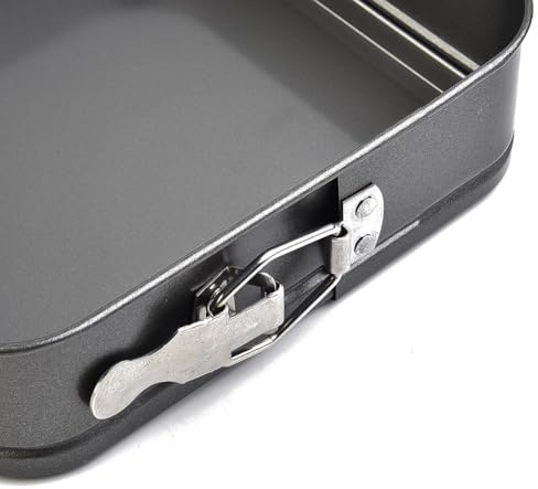 Cake Pans Set of 3, Square Carbon Steel Bakeware with Removable