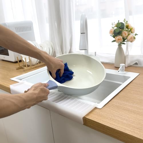 Silicone Sink Edge Protectors for Bathroom and Kitchen Sink Splash
