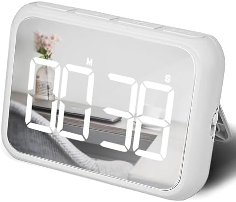 Digital Visual Timer Stopwatch, 99 Minutes, White