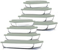 EATEX 16-Piece Glass Casserole Dish Set with Lids