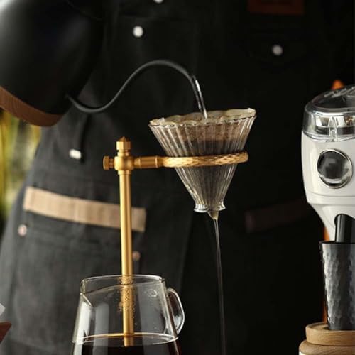 FABULETTA Adjustable For Pour Over Stand Coffee Station with Wooden