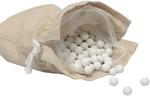 Webake 10mm Ceramic Pie Weights with Cotton Bags, Over 600 Beads