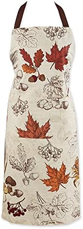 DII Unisex Fall & Thanksgiving Kitchen Apron, Adjustable Long Waist