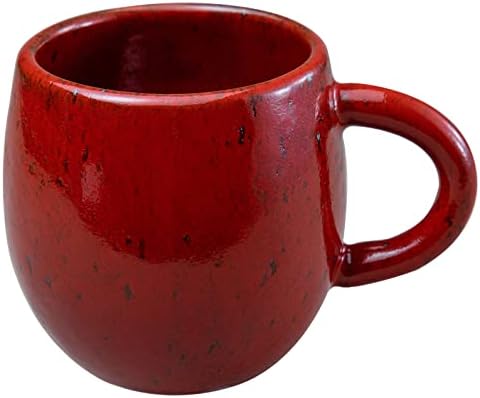 Asayu Japan Ceramic Coffee Pour Over Maker Set, Chrome Red