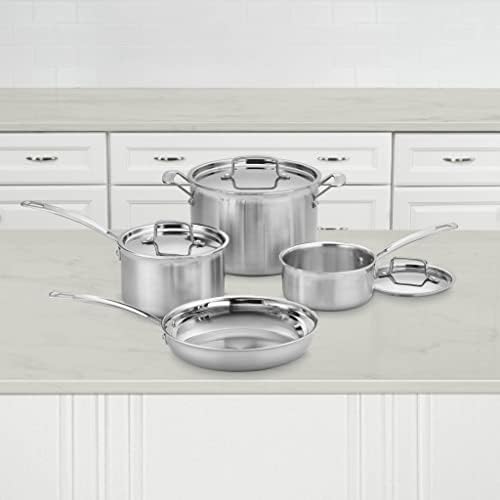 Cuisinart MCP-7NP1 Multiclad Pro Triple Ply 7-Piece Cookware Set Skillet