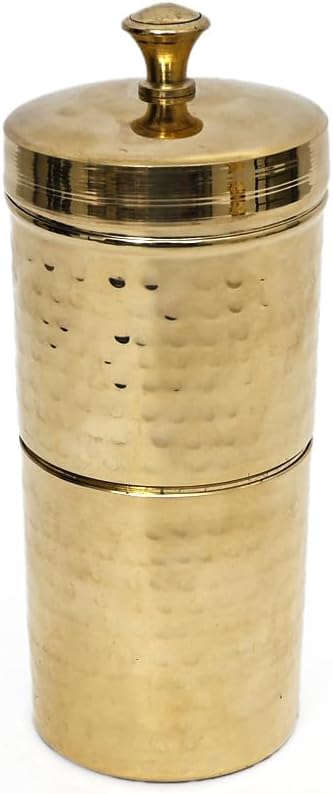 NATRIEL Traditional Brass Filter Coffee Maker