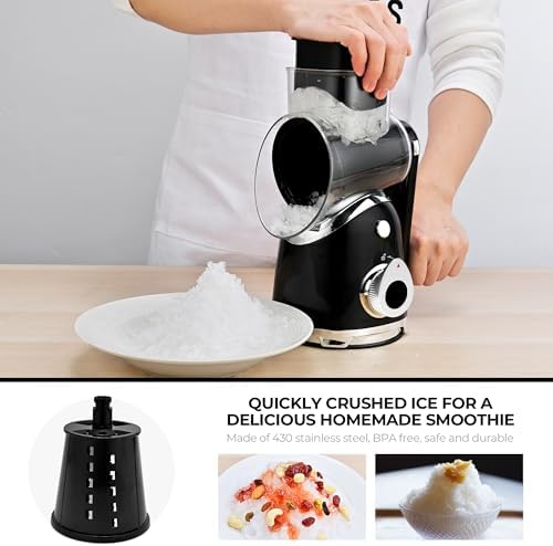 SUSTEAS Rotary Cheese Grater Hand Crank