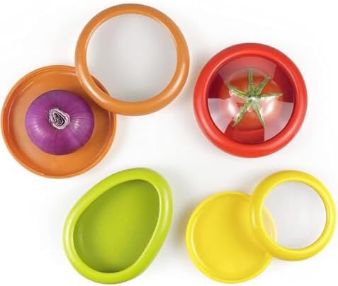 4-Piece Silicone Fruit and Vegetable Containers